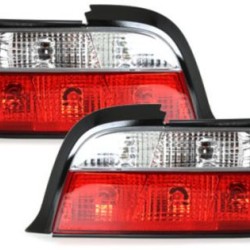 Πίσω φανάρια για BMW E36 (1991-1999) 4d sedan - χρωμίου - σετ 2τμχ.