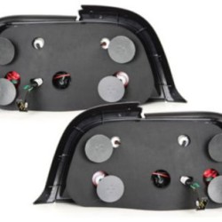 Πίσω φανάρια για BMW E36 (1991-1999) 4d sedan - φιμέ χρωμίου - σετ 2τμχ.