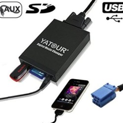 USB / MP3 Changer για Citroen C3 / C5 / C8 / Picasso / Xsara / PEUGEOT 106,206,207,307,406,407,607,806,807 εως το 2005 - με 8 pin port