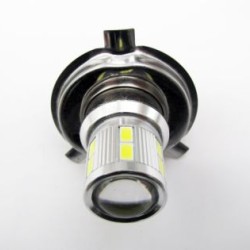 Led λάμπα H4, H4 με 16 led και προτζέκτορα - 1τμχ. Led λάμπα H4, H4 με 16 led και προτζέκτορα - 1τμχ.