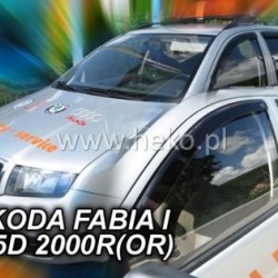 Ανεμοθραύστες για Skoda Fabia (2000-2007) 4/5 πορτο- 2 τμχ εμπρός αυτοκόλλητοι
