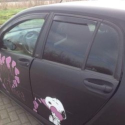 Ανεμοθραύστες για Smart Forfour (2004+) 5 πορτο εμπρόσθιοι