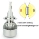 Led λάμπες Η7 για μεσαία ή μεγάλα φώτα 7600 lumen , 36 Watt - COB 6000K - 2τμχ.