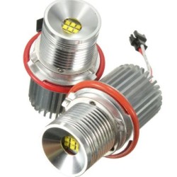 45W led για γνήσια angel eyes για BMW E39 / E60 / E53 X5 / E65 / E87 / E63 - λευκό χρώμα - 2τμχ.