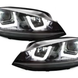 Φανάρια εμπρός angel eyes για Vw Golf 6 - με design Vw Golf 7 με μαύρη επιμηκής γραμμή , με λάμπες (Η1) - σετ 2τμχ. Φανάρια εμπρός angel eyes για Vw Golf 6 - με design Vw Golf 7 με μαύρη επιμηκής γραμμή , με λάμπες (Η1) - σετ 2τμχ.