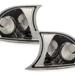 Φλας δίπλα στο φανάρι  BMW E46 coupe (2001-2003) - χρωμίου - σετ 2τμχ.