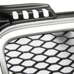 Μάσκα χωρίς σήμα για Audi A4 B7 (2004-2008) - RS LOOK ασημένιο - ματ Μάσκα χωρίς σήμα για Audi A4 B7 (2004-2008) - RS LOOK ασημένιο - ματ