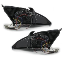 Φανάρια εμπρός led για Ford Focus (2001-2004) - μαύρα , με λάμπες (Η1) - σετ 2τμχ. Φανάρια εμπρός led για Ford Focus (2001-2004) - μαύρα , με λάμπες (Η1) - σετ 2τμχ.