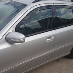 Ανεμοθραύστες για Mercedes E-Class W211 (2002-2009) combi - 4 τμχ. εμπρός και πίσω