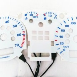 Φωτιζόμενο καντράν Vw Golf 4 / Bora - 220 km/h / 7000 στρ. μπλε