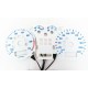 Φωτιζόμενο καντράν Vw Golf 4 / Bora - 220 km/h / 7000 στρ. μπλε