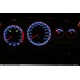 Φωτιζόμενα όργανα ταμπλό για Nissan Primera P11 (1999-2002) - μπλε