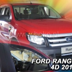 Ανεμοθραύστες για Ford Ranger III (2012-2023) 4 πορτο - 2 τμχ. εμπρός