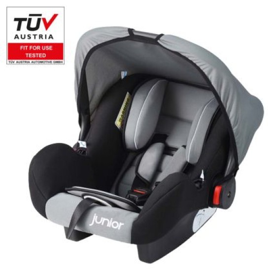 Παιδικό κάθισμα αυτοκινήτου με χερούλι Junior - Bambini - γκρι χρώμα