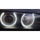 Δαχτυλίδια angel eyes για BMW E39 OEM με εργοστασιακά angel eyes - με 66 led