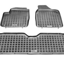 Λαστιχένια πατάκια Rezaw Plast για FORD Galaxy (1995-2006) / VW Sharan / SEAT Alhambra (1995-2010) - τύπου σκαφάκι - 3τμχ.