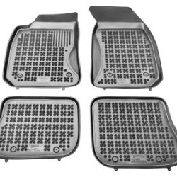 Λαστιχένια πατάκια Rezaw Plast για Audi A4 B5 (1995-2001) τύπου σκαφάκι - 4τμχ.