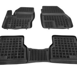 Λαστιχένια πατάκια Rezaw Plast για Ford Transit Connect / Tourneo Connect (2013+) - τύπου σκαφάκι - 3τμχ.