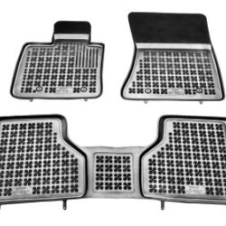 Λαστιχένια πατάκια Rezaw Plast για BMW X5 E70 (2007-2013) / X6 E71 (2008-2014) - τύπου σκαφάκι - 3τμχ.