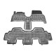Λαστιχένια πατάκια Rezaw Plast για PEUGEOT 807 (2002-2008) / CITROEN C8 I (2005-2012) / LANCIA Phedra / FIAT Ulysse (2002-2010) - τύπου σκαφάκι - 2τμχ.