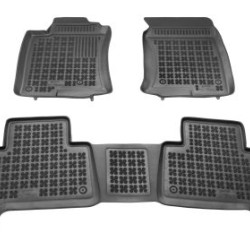 Λαστιχένια πατάκια Rezaw Plast για TOYOTA Land Cruiser J120 (2002-2009) - τύπου σκαφάκι - 3τμχ.