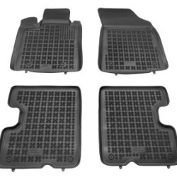 Λαστιχένια πατάκια Rezaw Plast για DACIA Logan I (2008-2013) Combi, facelift - τύπου σκαφάκι - 4τμχ.