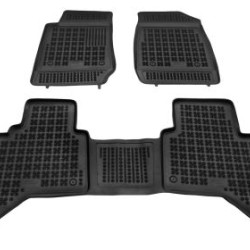 Λαστιχένια πατάκια Rezaw Plast για ISUZU D-Max II (2011-2019) - τύπου σκαφάκι - 3τμχ.