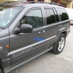Ανεμοθραύστες για Jeep Grand Cherokee  (1998-2004) 4 τμχ. εμπρός και πίσω