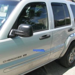Ανεμοθραύστες για jeep Cherokee / Liberty (2001-2006) 5 πορτο - 4 τμχ. εμπρός και πίσω