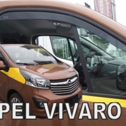 Ανεμοθραύστες για Opel Vivaro / Renault Trafic (2014+) (συν φινιστρίνι) 2 τμχ. εμπρός