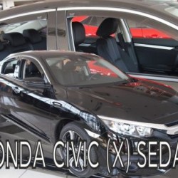 Ανεμοθραύστες για Honda Civic X (2017+) sedan - 4 τμχ. εμπρός και πίσω