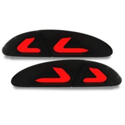 Πίσω φανάρια led για Seat Leon 1P (2005-2009)- Lightbar design φιμέ - σετ 2τμχ.