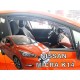 Ανεμοθραύστες για Nissan Micra Κ-14 (2017+) 5 πορτο - 2 τμχ. εμπρός