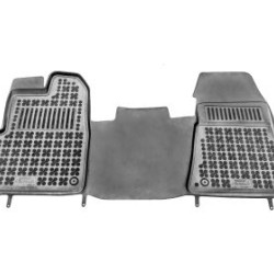 Λαστιχένια πατάκια Rezaw Plast για Ford Transit Custom (2013-2023) / Tourneo Custom (2013-2018) / Transit (2013+) - 2 θέσιο τύπου σκαφάκι - 1τμχ.