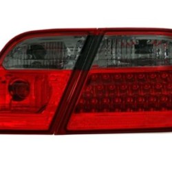 Πίσω φανάρια led για Mercedes W210 E-Class (1995-2002) φιμέ φλας - σετ 2τμχ.