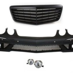 Προφυλακτήρας εμπρός tuning για Mercedes W211 E-Class (2002-2009) - AMG με μαύρη μάσκα και προβολάκια Προφυλακτήρας εμπρός tuning για Mercedes W211 E-Class (2002-2009) - AMG με μαύρη μάσκα και προβολάκια