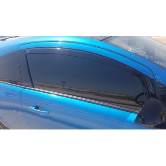 Ανεμοθραύστες για Opel Corsa D / E (2006+) 3 πορτο Ανεμοθραύστες για Opel Corsa D / E (2006+) 3 πορτο