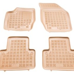 Λαστιχένια πατάκια Rezaw Plast για VOLVO XC90 (2002-2014) - τύπου σκαφάκι - μπεζ - 4τμχ.