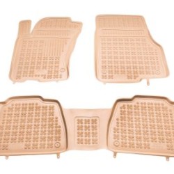 Λαστιχένια πατάκια Rezaw Plast για MERCEDES W163 (1998-2005) - τύπου σκαφάκι - μπεζ - 3τμχ.