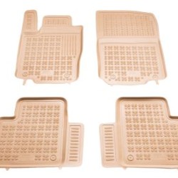 Λαστιχένια πατάκια Rezaw Plast για MERCEDES ML W166 (2011-2015) / GL X166 (2012-2015) / GLE W166 / GLE C295 (2015-2019) - τύπου σκαφάκι - μπεζ - 4τμχ.