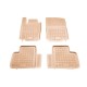 Λαστιχένια πατάκια Rezaw Plast για MERCEDES ML W166 (2011-2015) / GL X166 (2012-2015) / GLE W166 / GLE C295 (2015-2019) - τύπου σκαφάκι - μπεζ - 4τμχ.