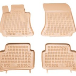Λαστιχένια πατάκια Rezaw Plast για MERCEDES E-Class W212 (2009-2016) / CLS C218 (2011-2018) τύπου σκαφάκι - μπεζ - 4τμχ.