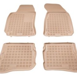 Λαστιχένια πατάκια Rezaw Plast για VW Passat B5 / B5.5 (1996-2005) - τύπου σκαφάκι - μπεζ - 4τμχ.