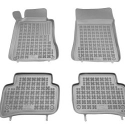 Λαστιχένια πατάκια Rezaw Plast για MERCEDES C-Class W203 (2000-2007)- τύπου σκαφάκι - γκρι - 4τμχ.