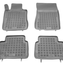 Λαστιχένια πατάκια Rezaw Plast για MERCEDES E-Class W211 / CLS C219 (2002-2010) - τύπου σκαφάκι - γκρι - 4τμχ.