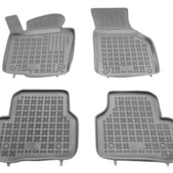 Λαστιχένια πατάκια Rezaw Plast για VW Passat B6 / B7 (2005-2014) / Tiguan (2007-2016) / Jetta (2010-2018) - τύπου σκαφάκι - γκρι - 4τμχ.