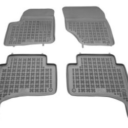 Λαστιχένια πατάκια Rezaw Plast για VW Touareg I / Porsche Cayenne I (2002-2010) - τύπου σκαφάκι - γκρι - 4τμχ.