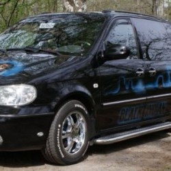 Ανεμοθραύστες για Kia Carnival (2006+) 5 πορτο - 4 τμχ. εμπρός και πίσω