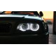 Δαχτυλίδια angel eyes για  BMW E46 (1998-2005) με 60 led - Λευκό χρώμα