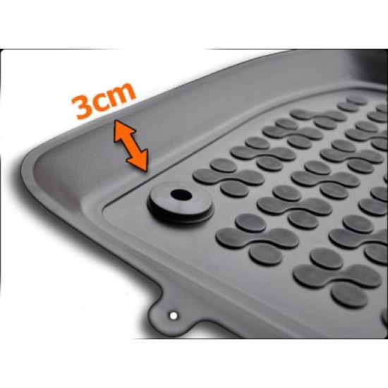 Λαστιχένια πατάκια Rezaw Plast CITROEN Jumper (2006+) /DODGE RAM Promaster (2020+) /FIAT Ducato III (2006+) /E-Ducato III (2021+) /OPEL Movano C III (2022+) /PEUGEOT Boxer (2006+) - σκαφάκι - 1τμχ.